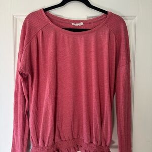 Roxy Women's Long Sleeve Dusky Pink Pullover